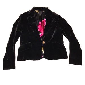 Black Velvet Blazer